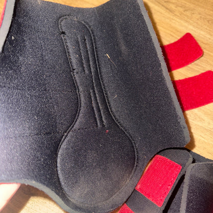 Lemieux Chilli Red Size Medium Brushing Boots Horse Equestrian Tack