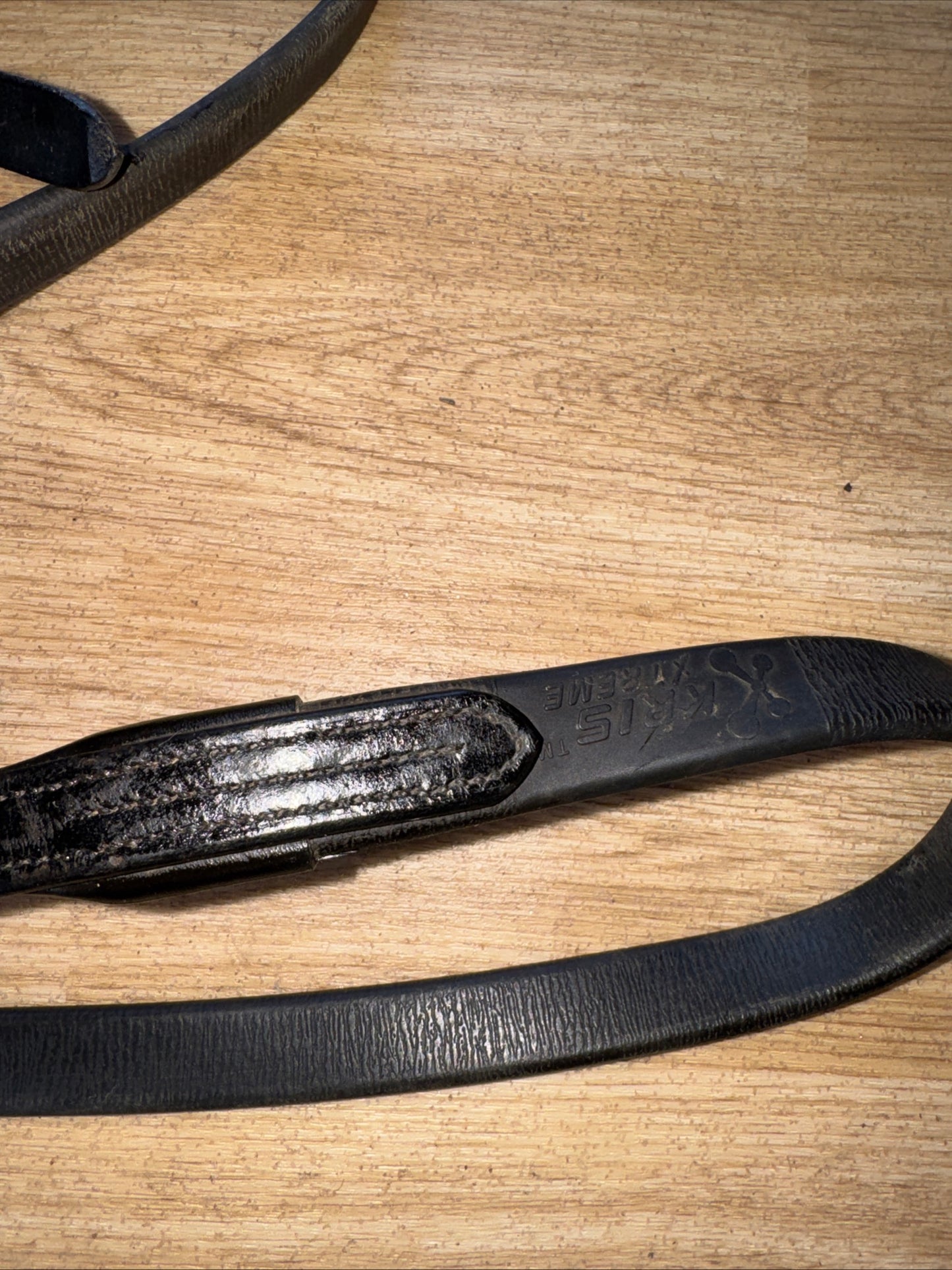 Full Size English Leather Smooth Rubber Reins #57 | Second Hand Tack