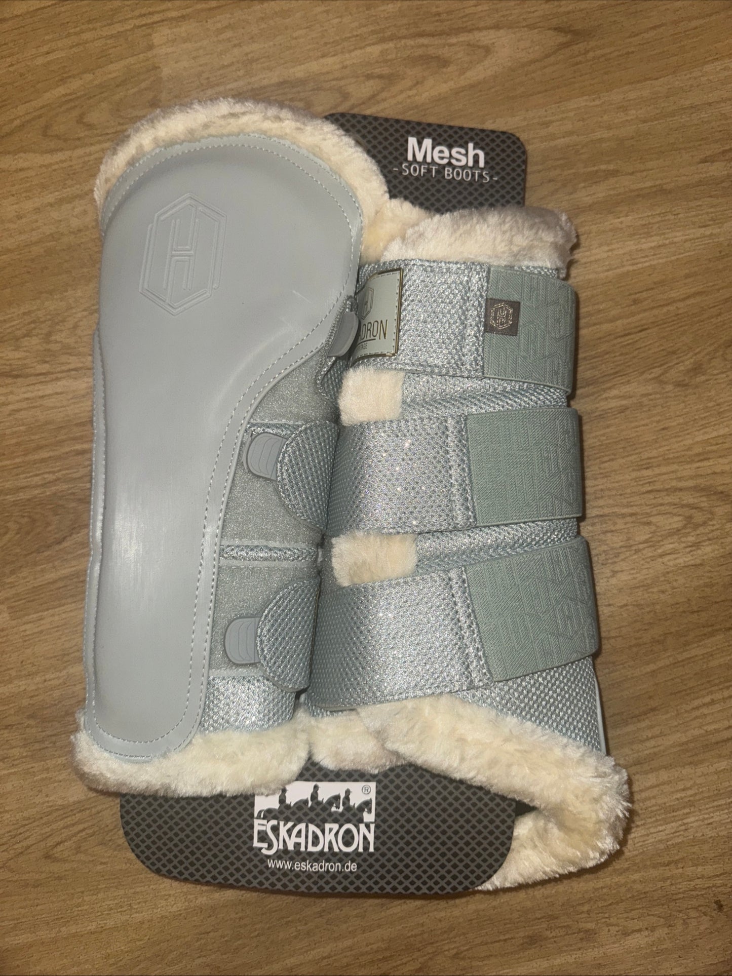 Eskadron Platinum Seasalt Faux Fur Lined Mesh Boots - Extra Full Size