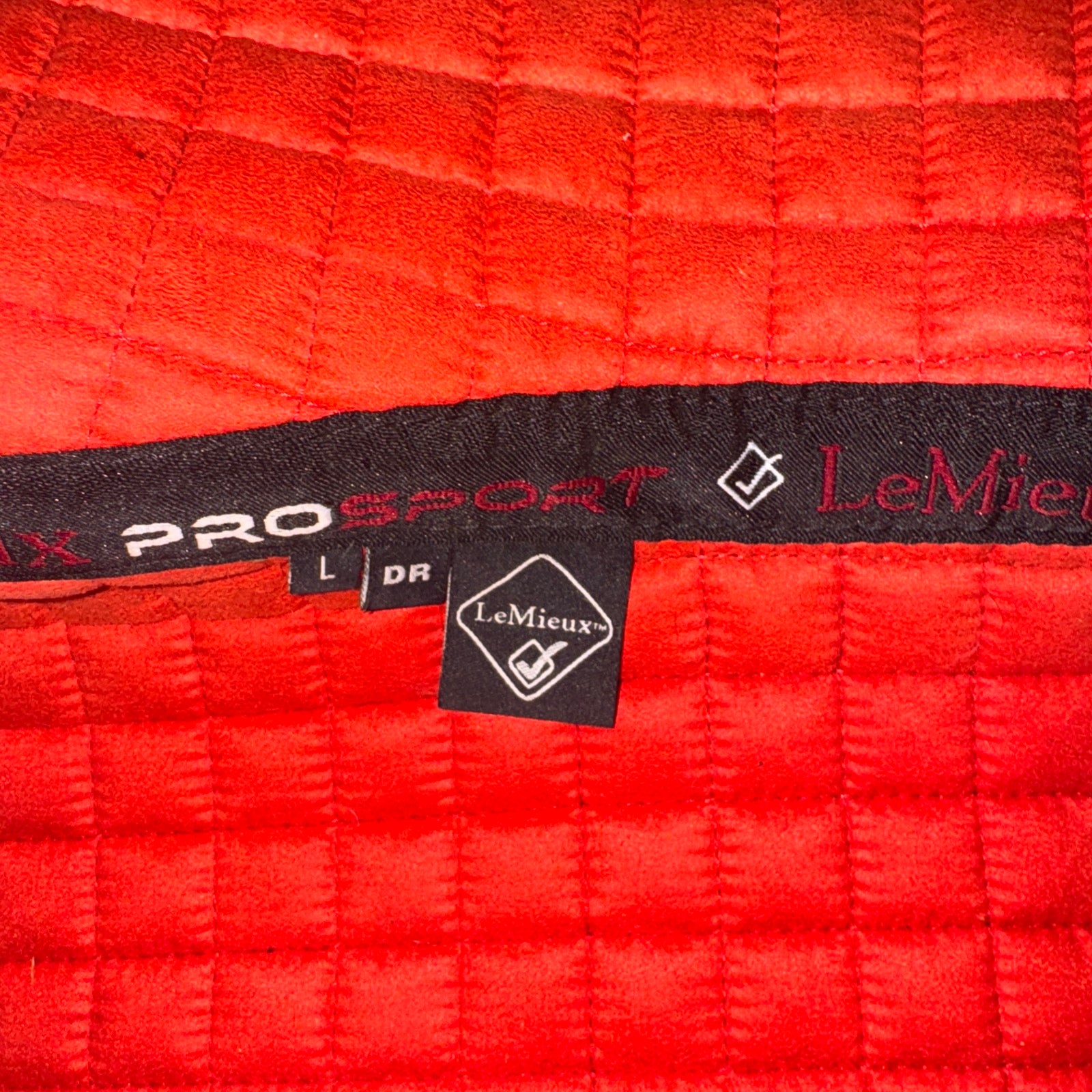 Lemieux Chilli Red Size Large Dressage Saddle Pad