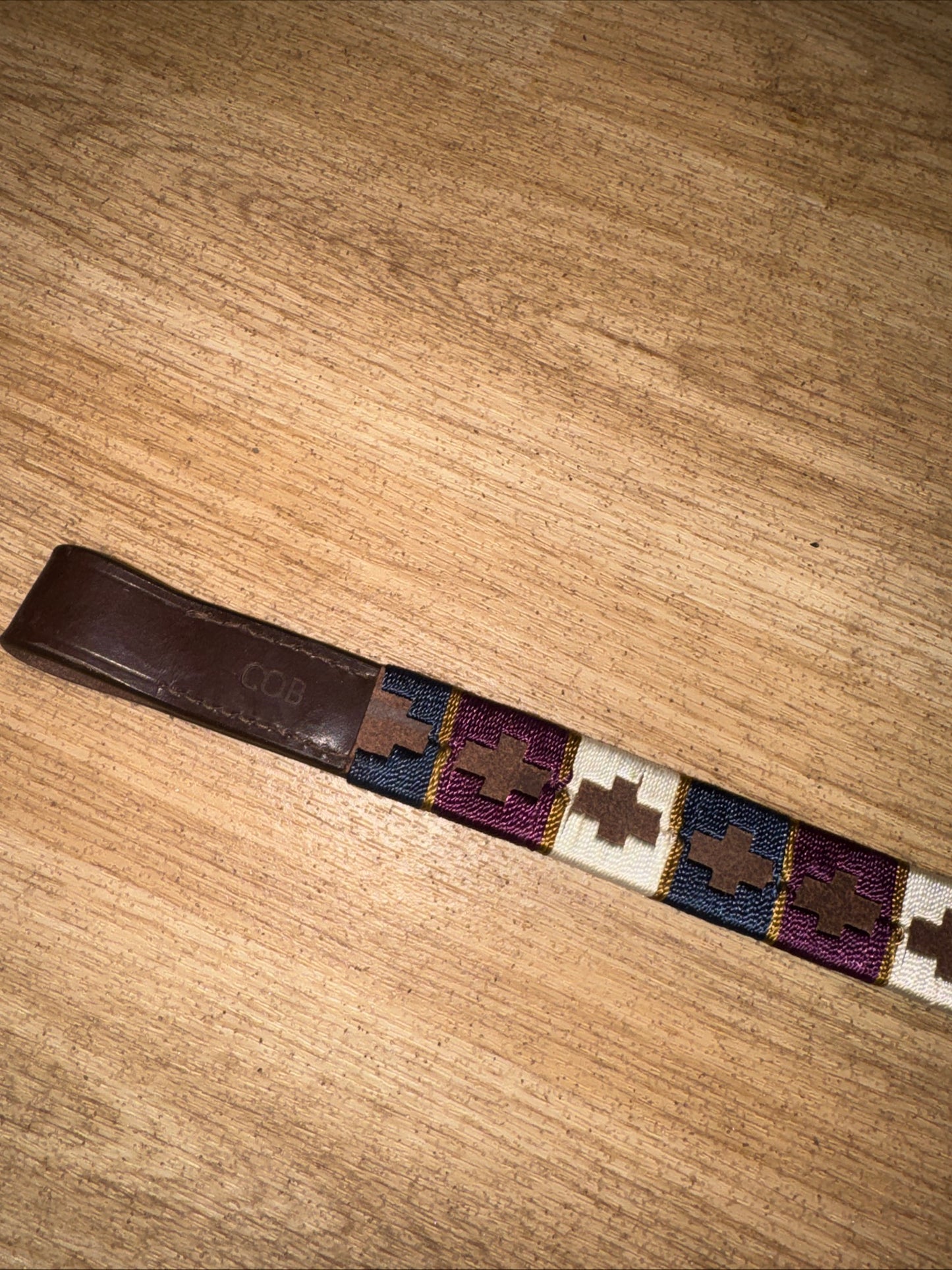 Rydale Cob Size POLO Brown Leather Browband Second Hand Horse Tack