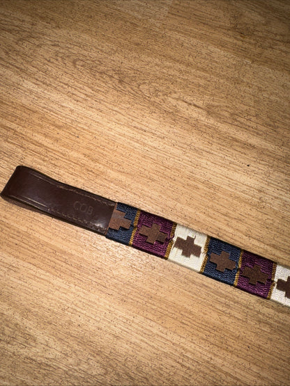 Rydale Cob Size POLO Brown Leather Browband Second Hand Horse Tack