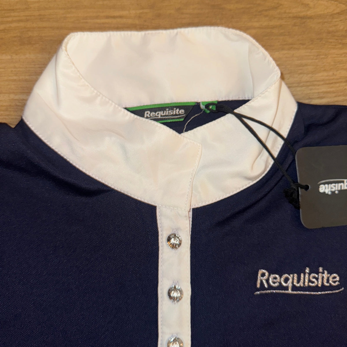 Requisite Competition Ladies 12 Top - Navy BLING BUTTONS