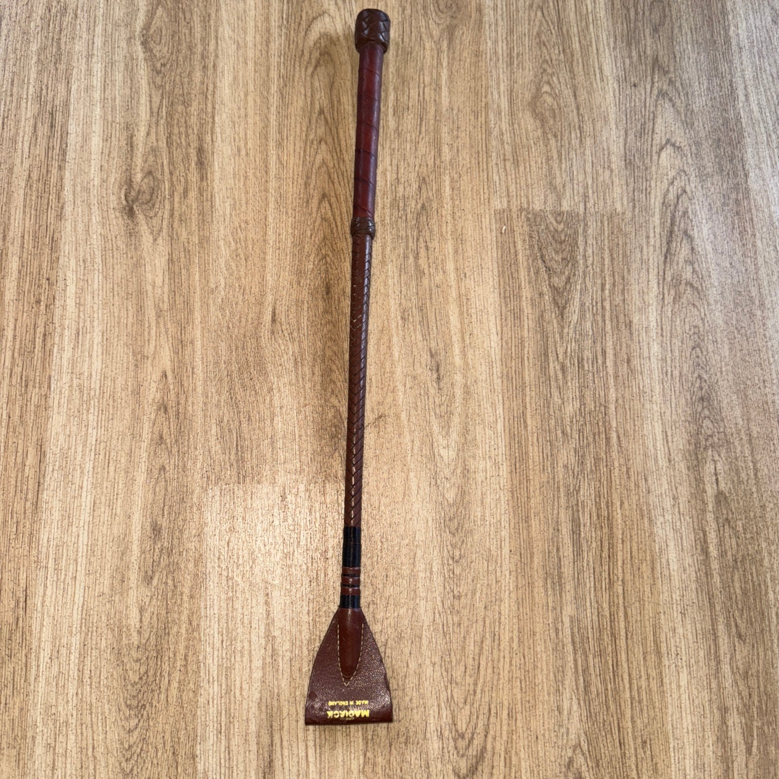 Mactack Laced Leather Jumping Whip Bat