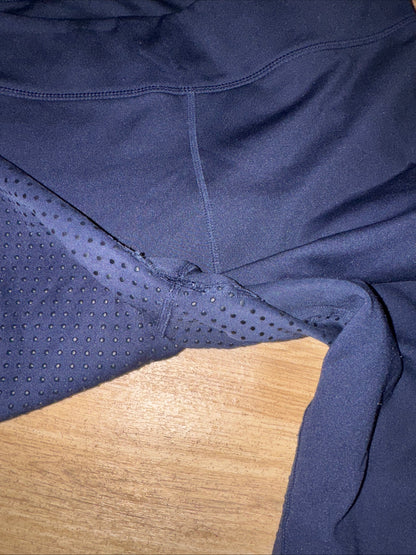 Bridleway Navy Red Fleece Lined Riding Tights Ladies Large Winter Warm