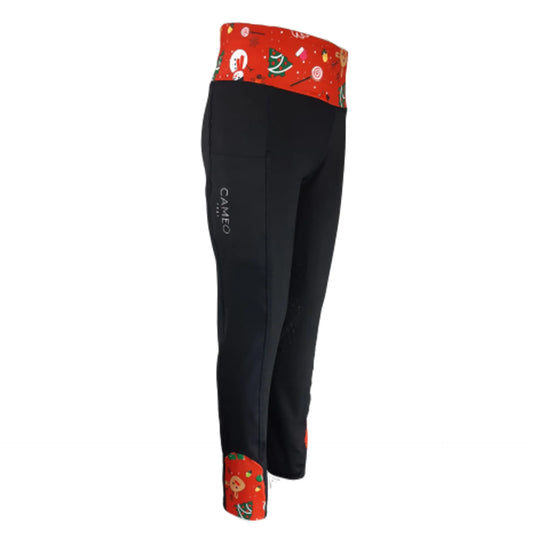 CAMEO JUNIOR ZEST RIDING TIGHTS CHRISTMAS