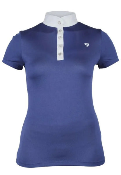 Shires Monmouth Bling Buttons Competition Shirt Top 7/8yrs