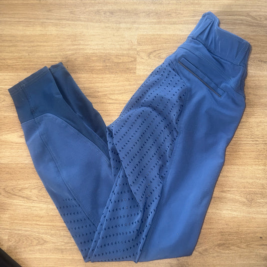 Eurostar Blue Ladies 24” Size 6 Breeches - Full Silicone Grip Seat