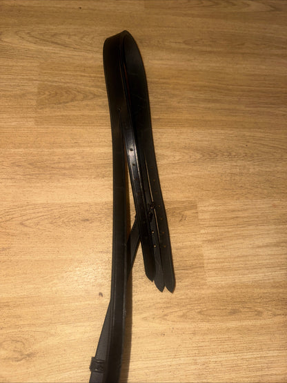 Black Size Pony Headpiece #30 Bridle Spare Tack English Leather