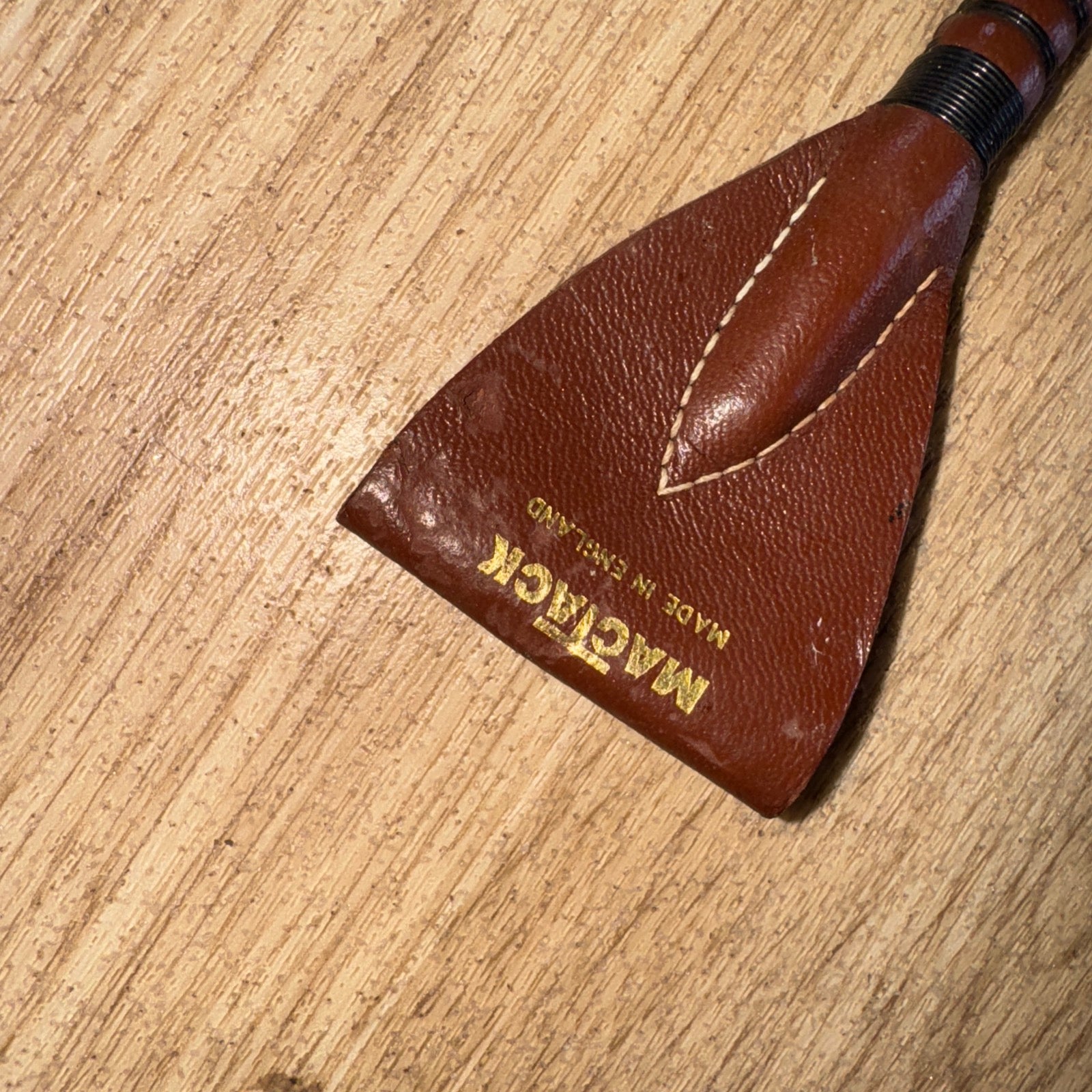 Mactack Laced Leather Jumping Whip Bat
