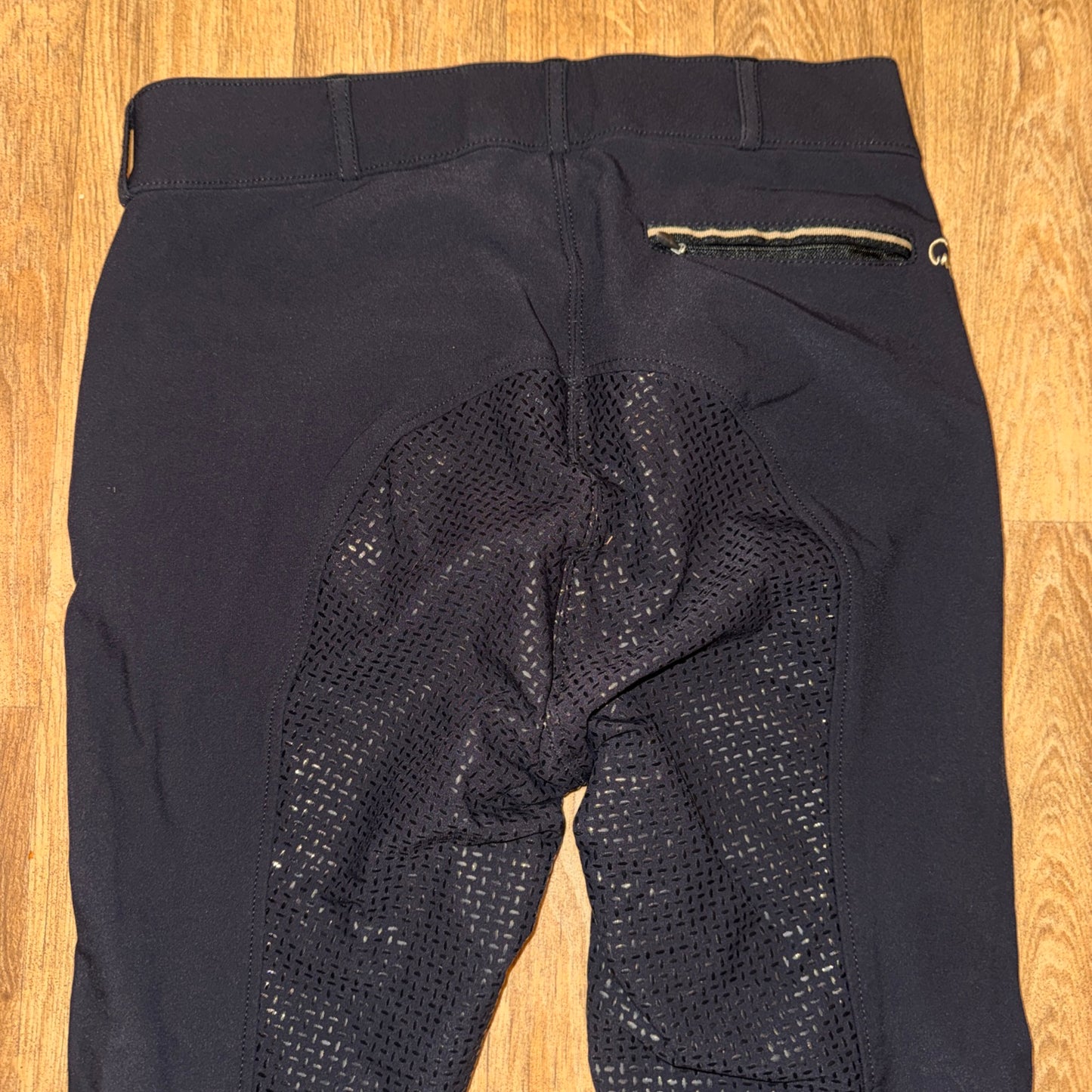 Agaso Black Full Gel Seat Breeches |  Ladies 30” Waist Regular