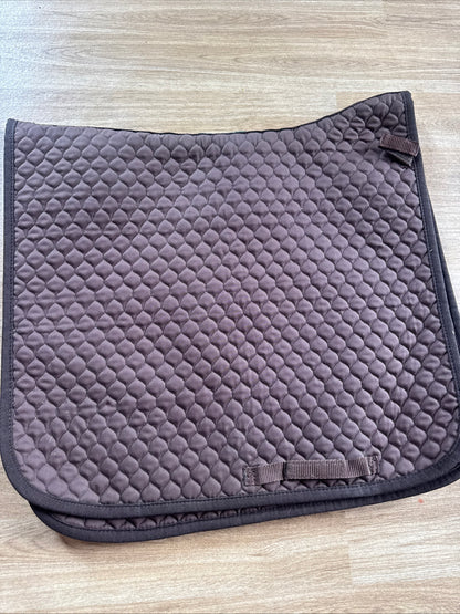 Nuumed Hi Wither Brown Size Large Dressage Square Saddle Pad | Second Hand Tack