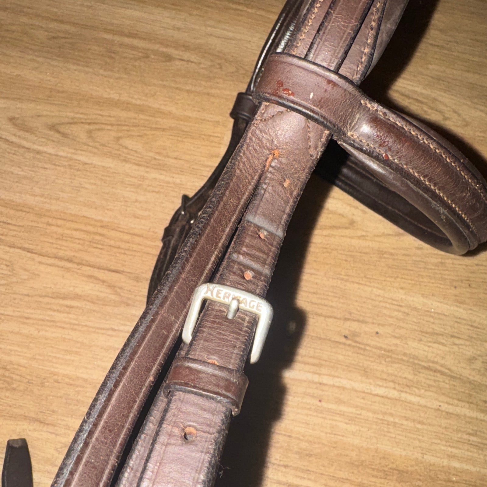 Heritage English Leather Cob Bridle - BROWN #2001