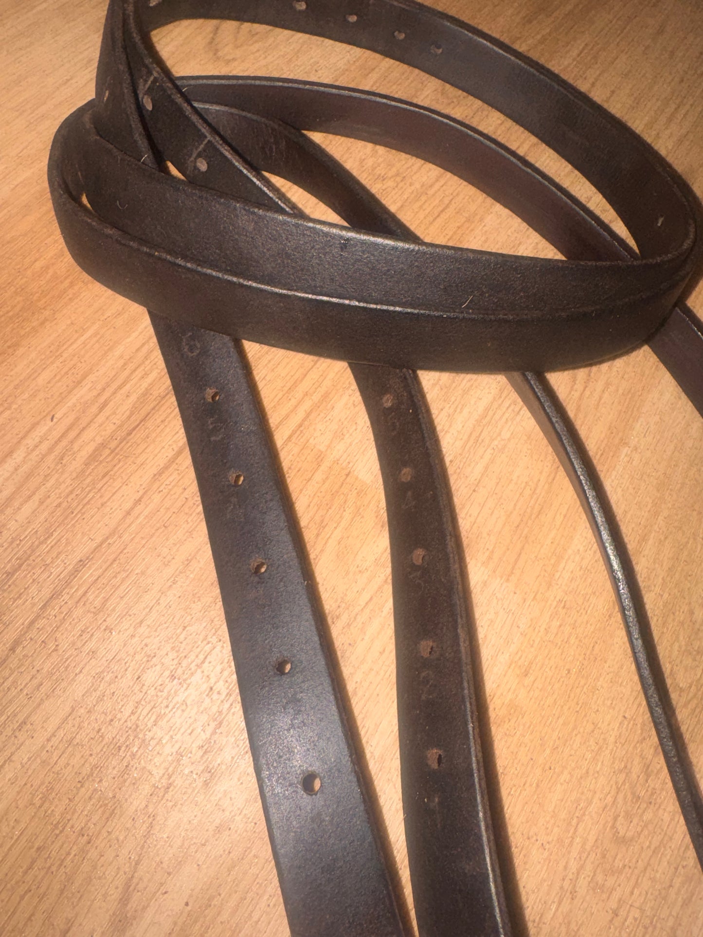 Dark Brown English Stirrup Leathers 54”  #311 Horse Tack
