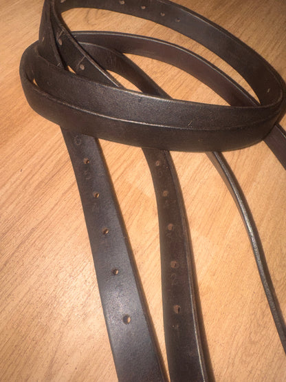 Dark Brown English Stirrup Leathers 54”  #311 Horse Tack