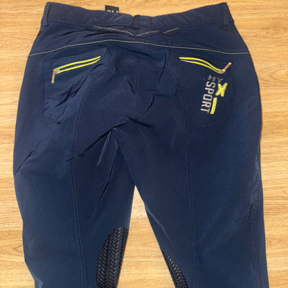 Hy Equestrian Sport X Navy Ladies 34” Breeches