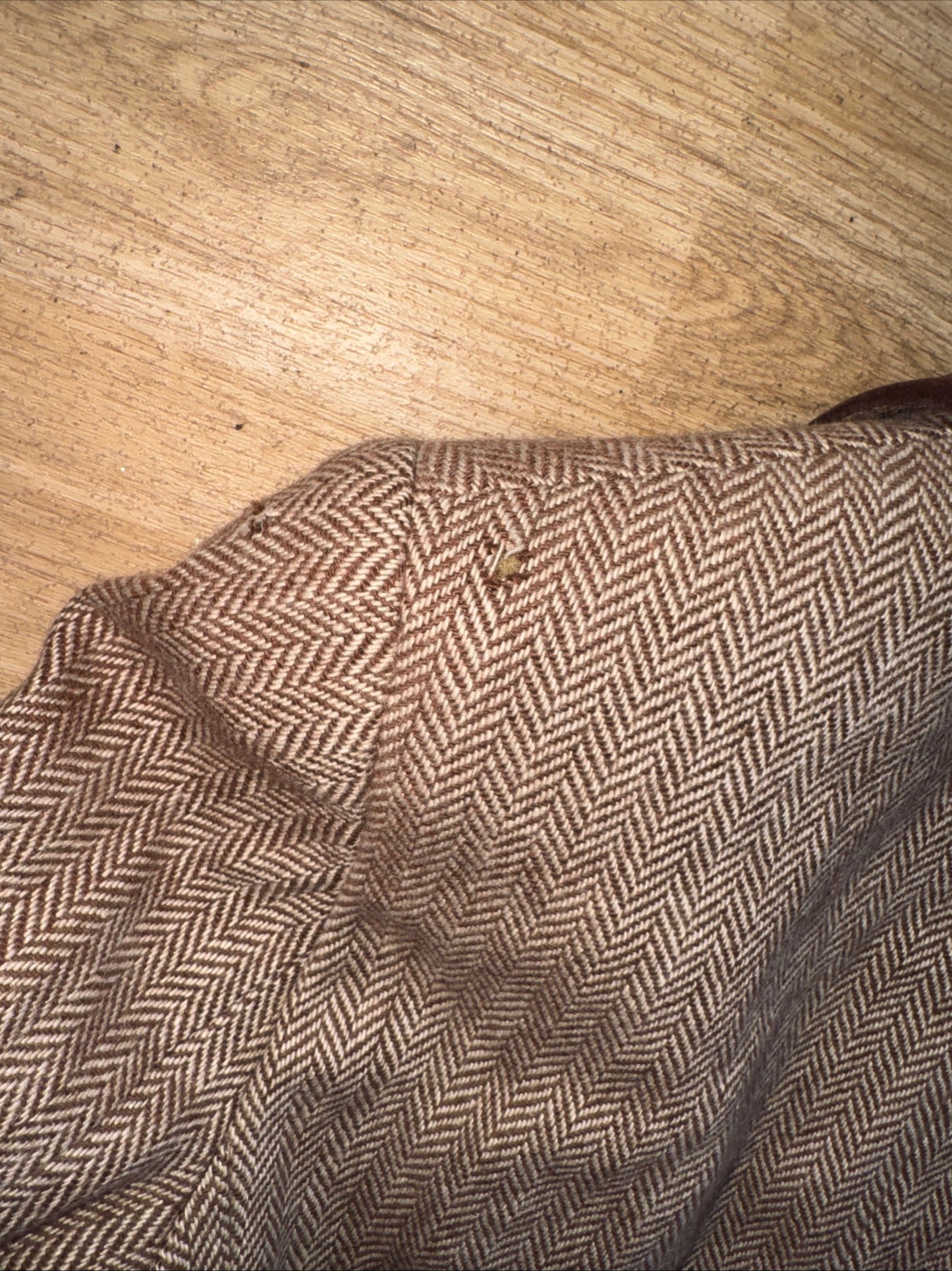 Shires Brown Tweed Show Jacket Junior 30” Velvet Collar #12