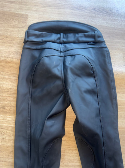 Fouganza Black Waterproof Fleece Breeches | Ladies 26” Warm