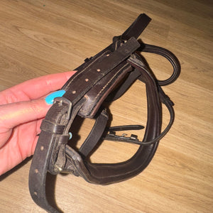 Brown Full Size English Leather Bridle - Free Post #2002