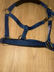 Km Elite Blue XS Pony Headcollar - FREE Postage