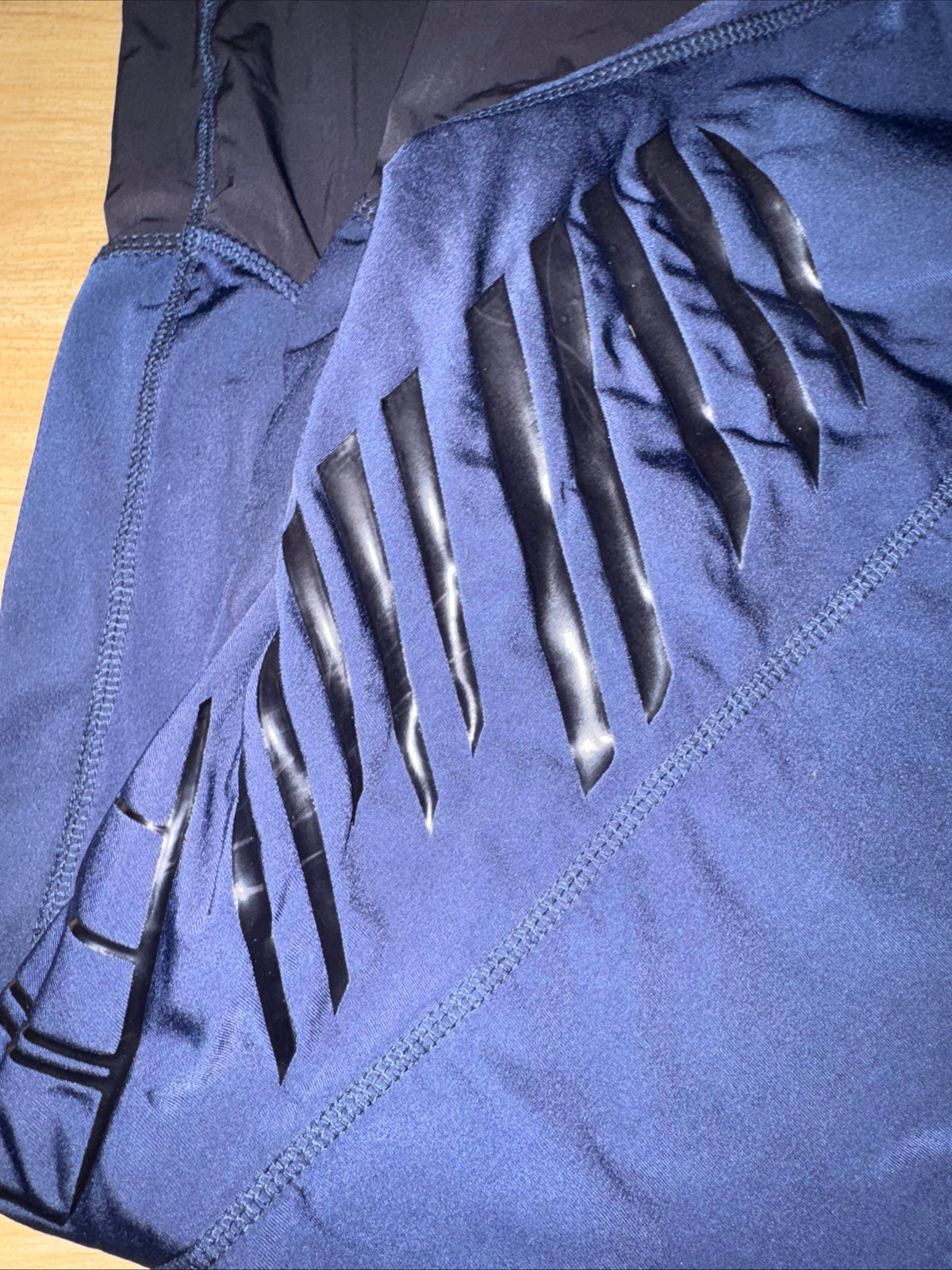 Pepperell Gel Seat Navy Horse Riding Tights Size 14/16 XXL Fleece Lined