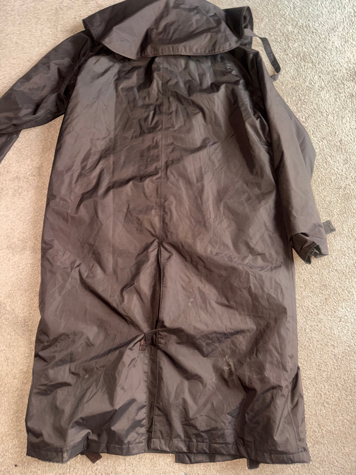 Sherwood Forest Brown Ladies Size 18 Long Riding Rain Coat Ride On
