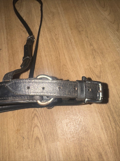 Black Cob Size Noseband #987