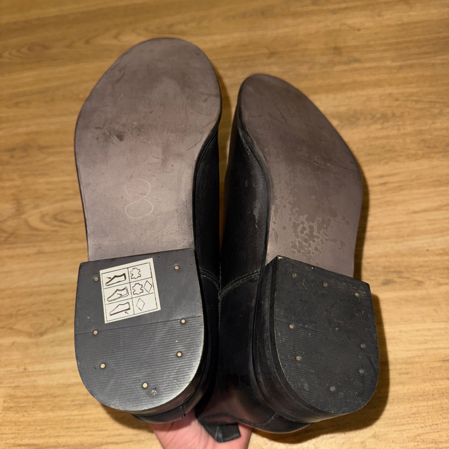 Loveson Size 8 Black Jodphur Boots - Free Post