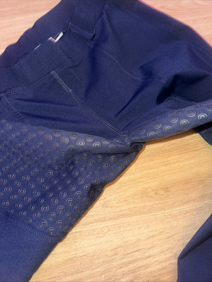 Dublin Navy Gel Seat Riding Tights - Ladies 12