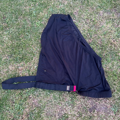 Shires Black Lycra Anti Rub Bib Vest XF XL Second Hand Horse Tack  #48