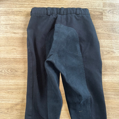 Derby House Black Full Suede Seat Ladies 24” Breeches
