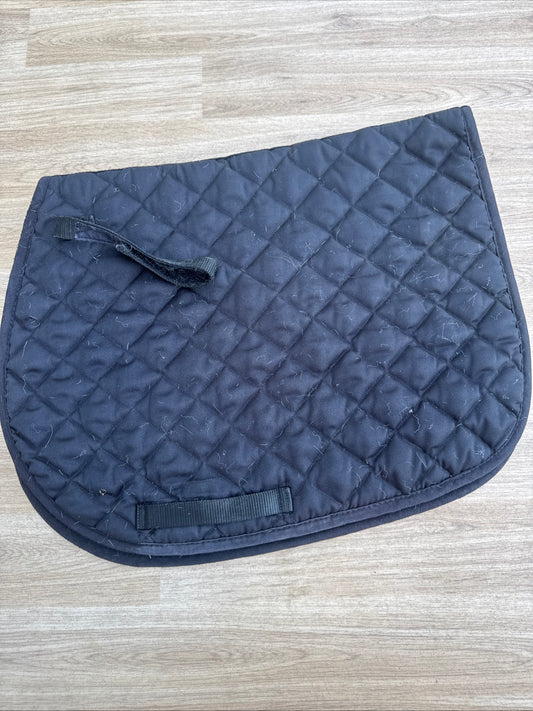 Black Size Cob Saddle Pad | Second Hand Horse Tack