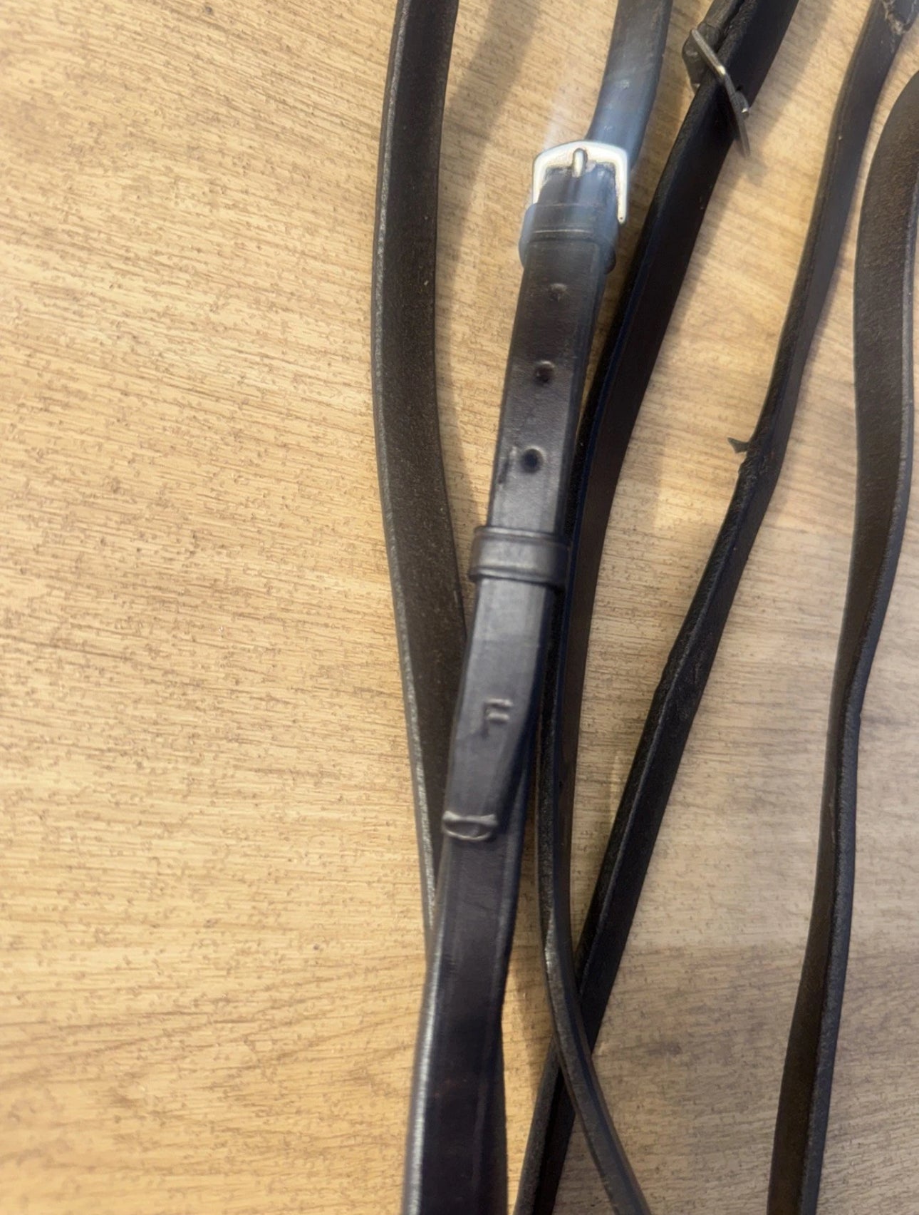 Brown English Leather Full Size Running Martingale #3