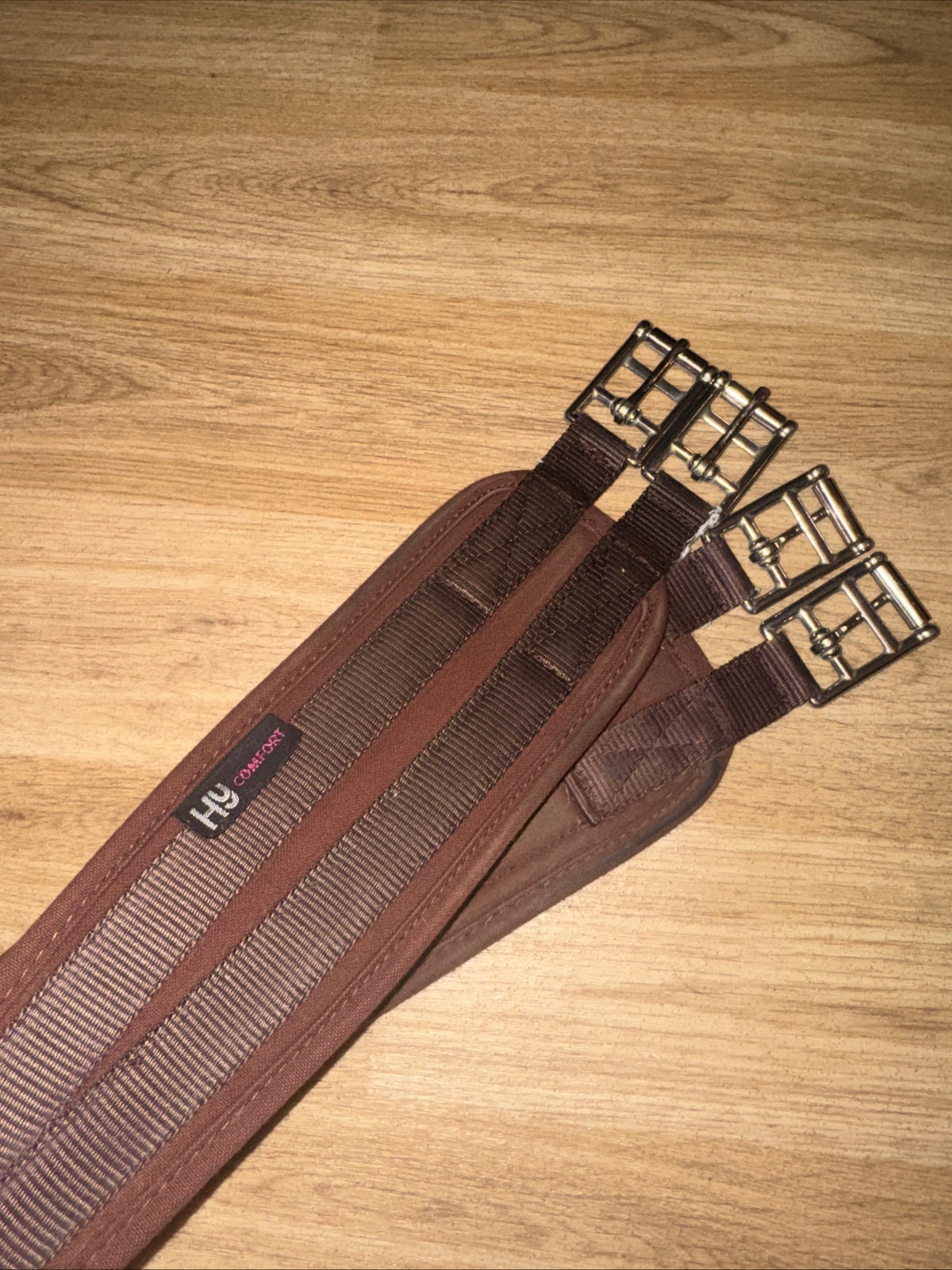 Hy Comfort 44” Brown Horse Girth | Non-Elastic Saddle Girth | Free UK Postage