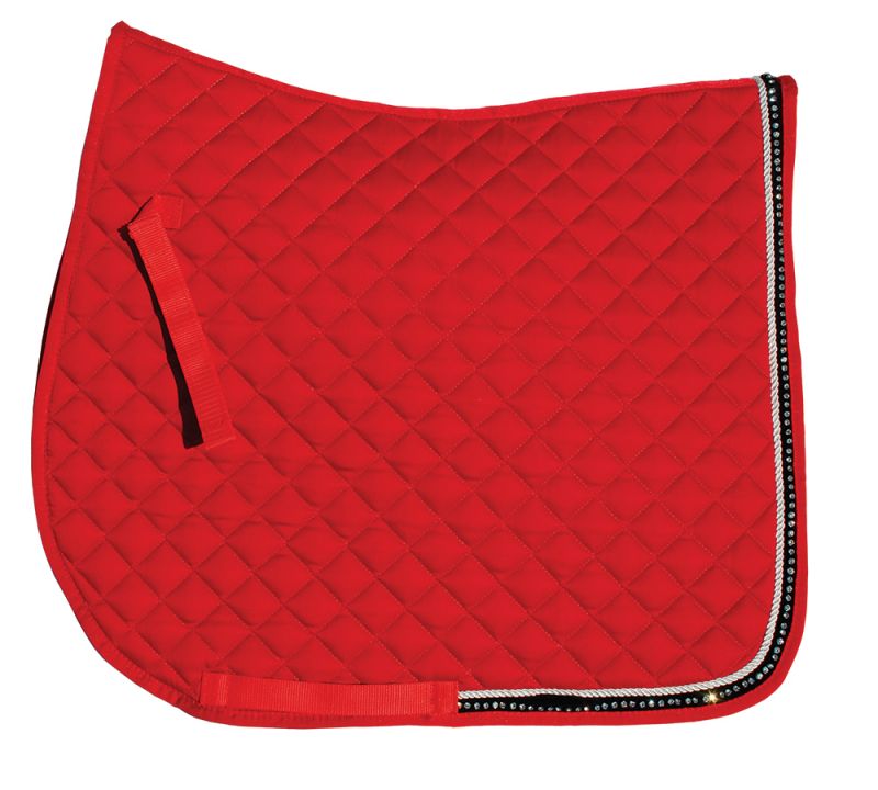 Rhinegold Elite Diamante Trimmed Saddle Cloth