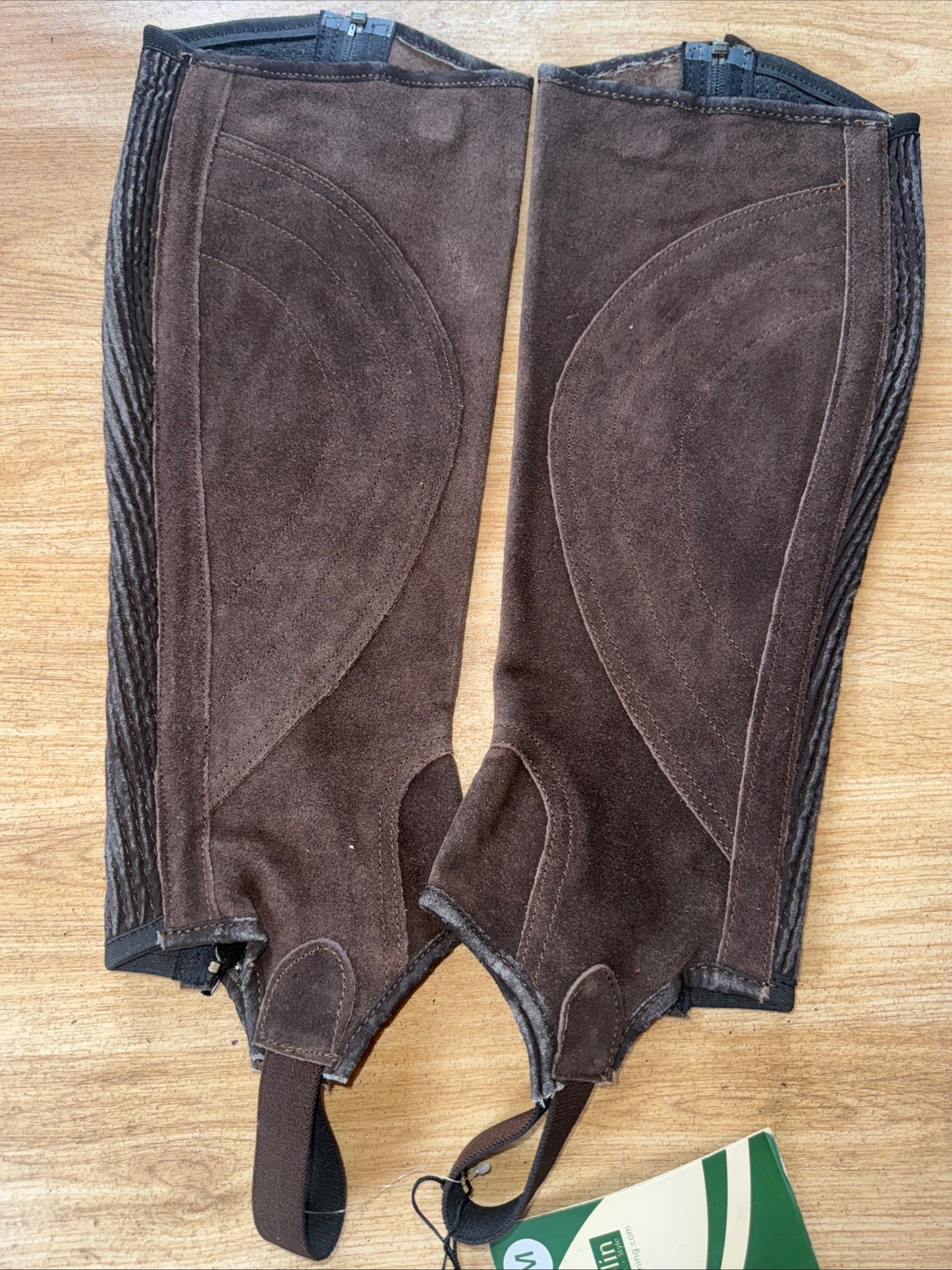 Dublin Brown Suede Ladies Medium Chaps