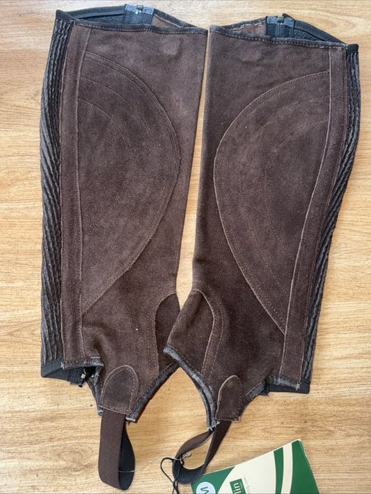 Dublin Brown Suede Ladies Medium Chaps