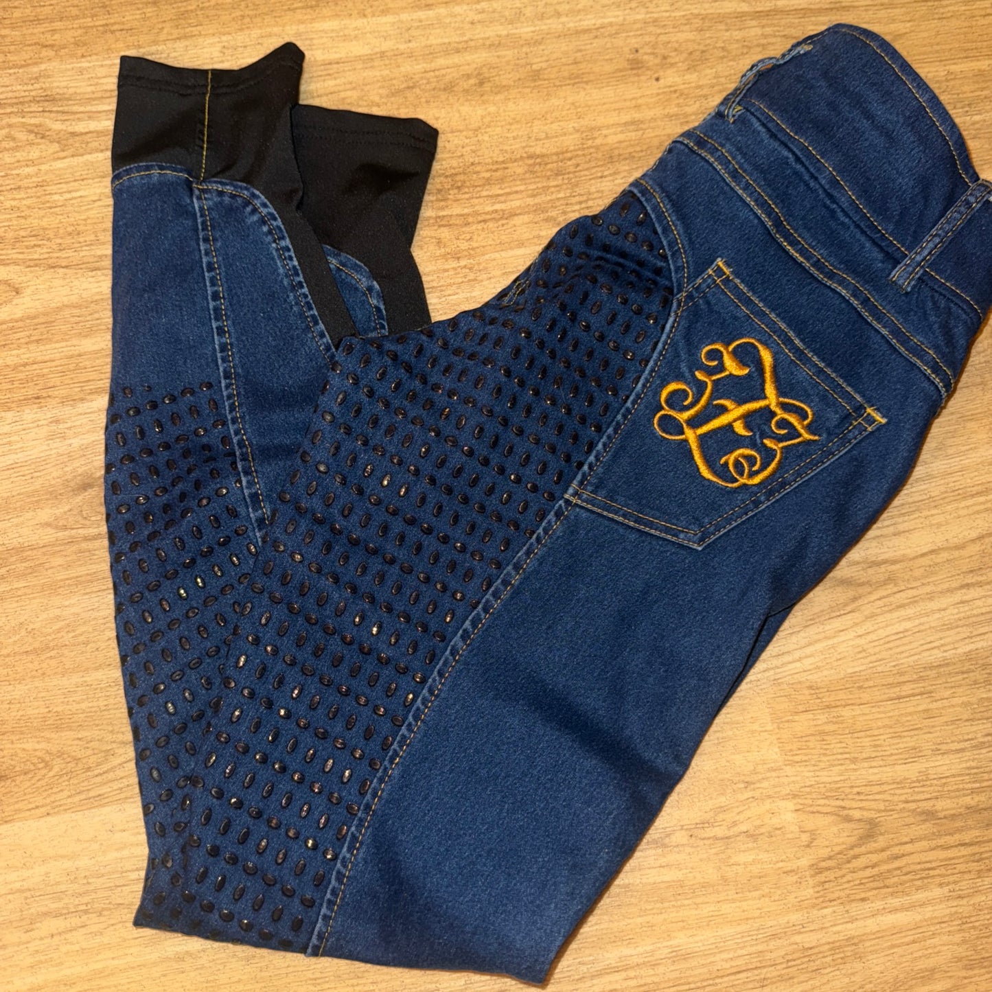 Denim Stretch Full Gel Seat Breeches - Ladies 26”