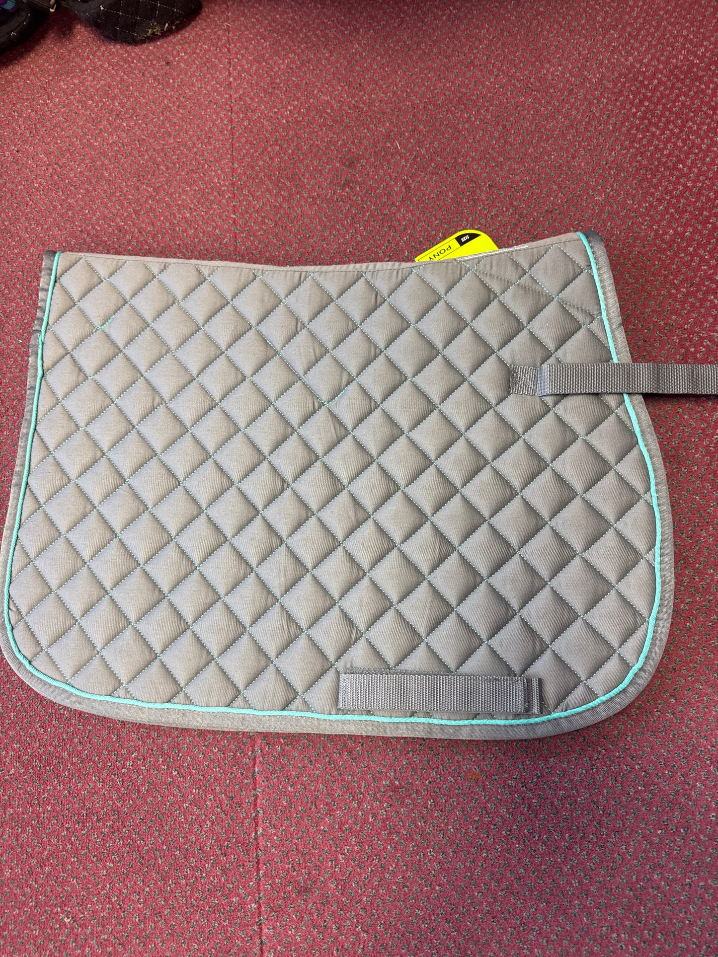 Roma Grand Prix Grey Saddle Pad - Pony