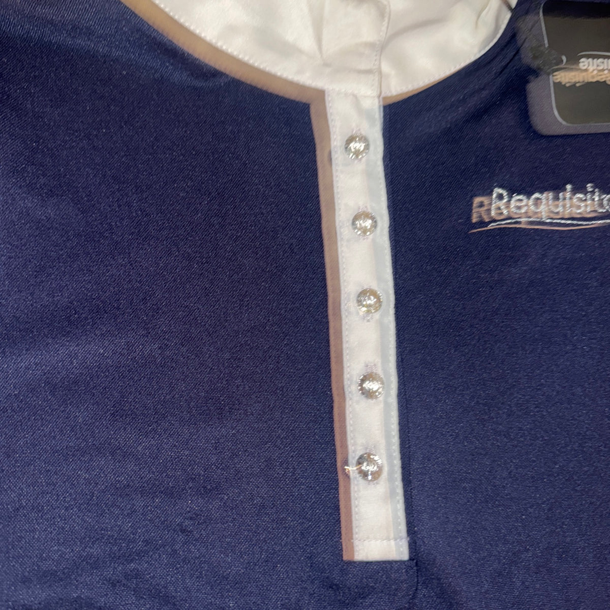 Requisite Competition Ladies 12 Top - Navy BLING BUTTONS