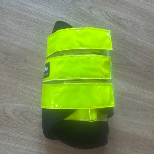 Legacy Yellow Hi Viz Pony Brushing Boots  #222