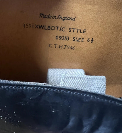 Marlborough Black Hunting Dressage Riding Boots - Size 6.5