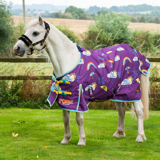 Ponie Rain or Shine 50g Dual Rug & Neck Turnout Set