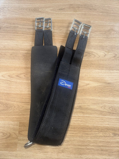 Dever Black Neoprene Lined Elasticated 38” Girth | Second Hand Pony Horse Tack