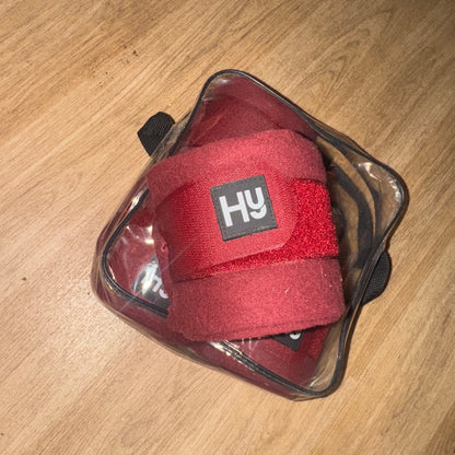 Hy Fleece Polo Bandages - Burgandy