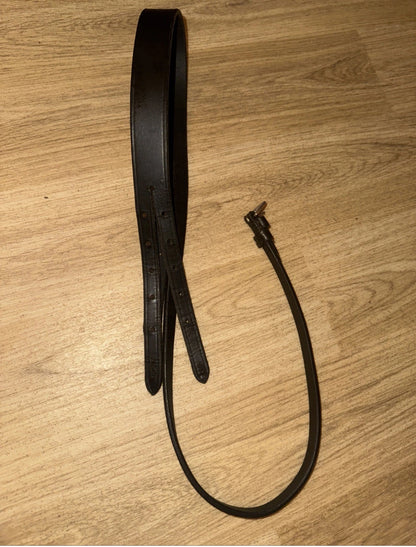 English Leather BLACK Pony Headpiece -  #443