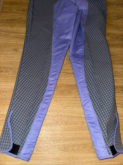 Hy Equestrian New 32” Ladies Check  Breeches