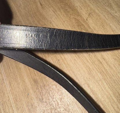 English Black Leather Show 54” Reins - FULL #61