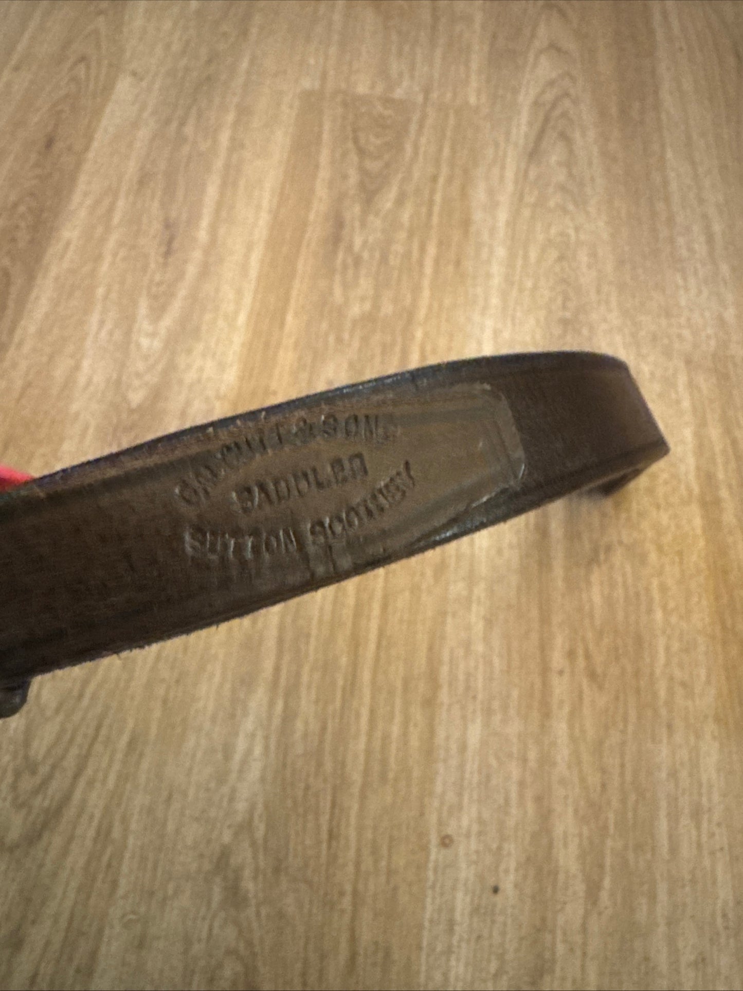 Calcut & Sons Standing Martingale Attachment - English Leather - Pony