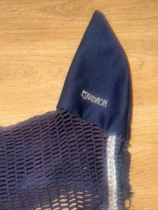 Eskadron Navy Silver Trim Ear Veil - Ears - Full